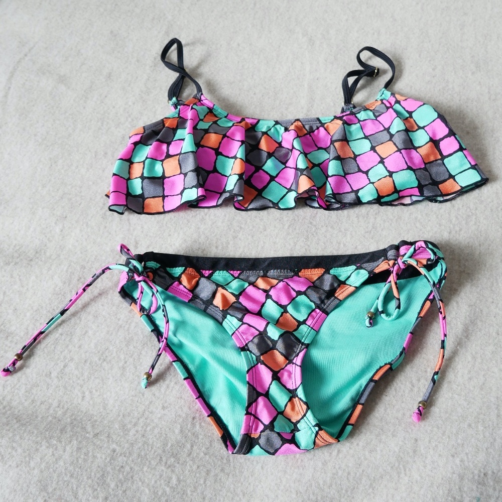 colourful bikini